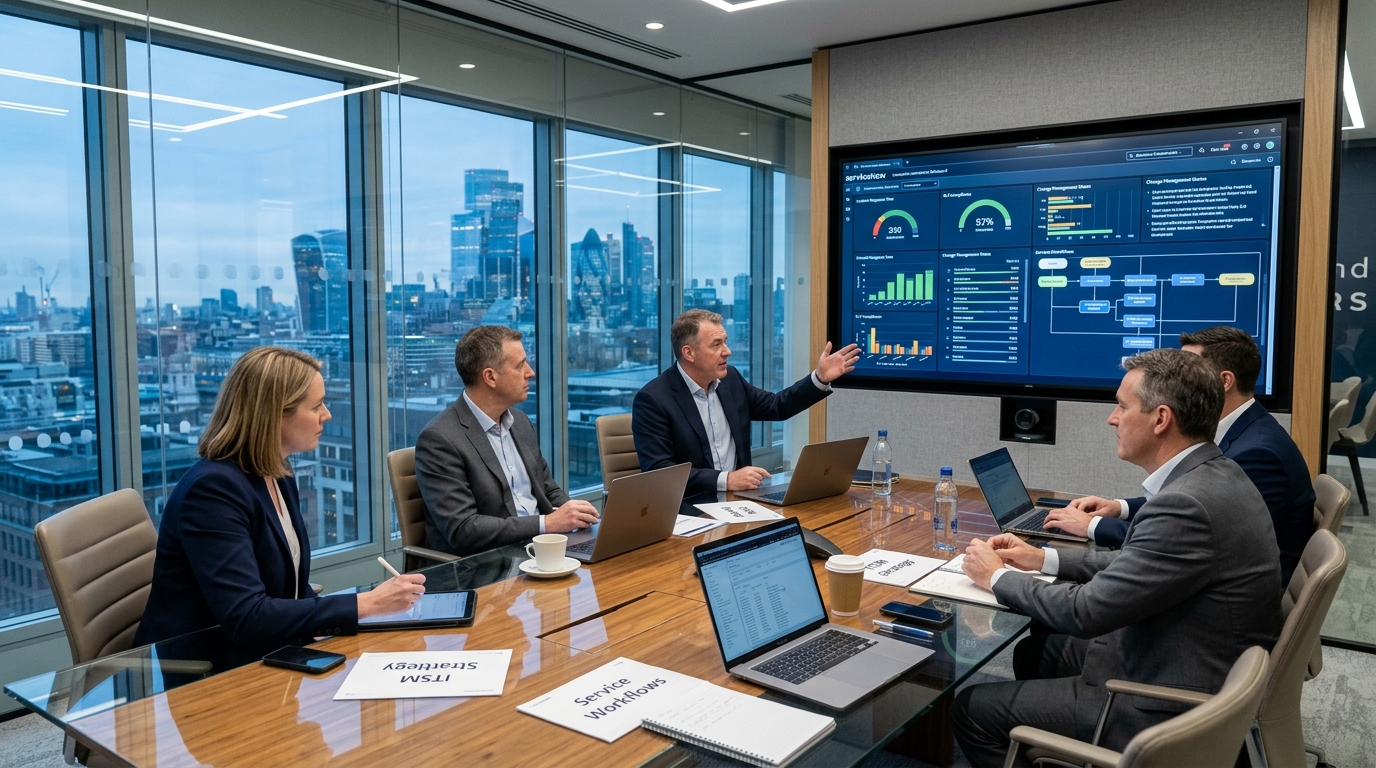 Industrus Tech ITSM Consultants in an Enterprise Process Strategy Session